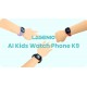 LAGENIO GPS smartwatch για παιδιά K9, 1.78" AMOLED, με κάμερα, 4G, IP68, μωβ