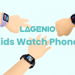 LAGENIO GPS smartwatch για παιδιά K9, 1.78" AMOLED, με κάμερα, 4G, IP68, μπλε