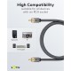 GOOBAY καλώδιο ήχου RCA σε RCA 65298, 5m, μαύρο/ασημί