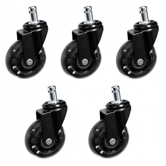 POWERTECH σετ ανταλλακτικά ροδάκια για PT-1633 καρέκλα γραφείου, 5τμχ