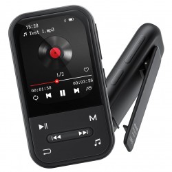 RUIZU MP3 player X02 με οθόνη 2.01", 32GB, Bluetooth, μαύρο