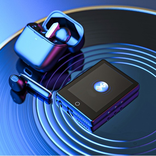 RUIZU MP3 player A6 με οθόνη αφής 2.8", 32GB, Bluetooth, ελληνικό μενού, μαύρο