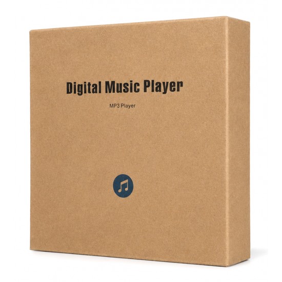 RUIZU MP3 player A6 με οθόνη αφής 2.8", 32GB, Bluetooth, ελληνικό μενού, μαύρο