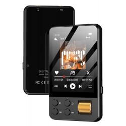 RUIZU MP3 player M19 με οθόνη αφής 2.4", 32GB, Bluetooth, μαύρο