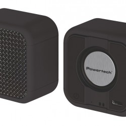 POWERTECH μίνι φορητό ηχείο PT-1626, μαγνητικό, 5W, Bluetooth, 400mAh, μαύρο
