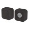 POWERTECH μίνι φορητό ηχείο TWS PT-1626, μαγνητικό, 5W, Bluetooth, 400mAh, μαύρο