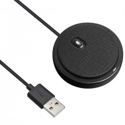 CMTECK επιτραπέζιο μικρόφωνο UM02, omnidirectional, USB, μαύρο