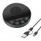 CMTECK επιτραπέζιο μικρόφωνο LE2102 με ηχείο, omnidirectional, USB/USB-C, μαύρο