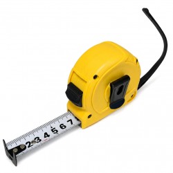 DELI μετροταινία DL270725L με κλείδωμα & clip ζώνης, 7.5m x 25mm