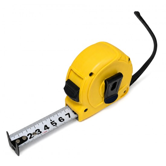 DELI μετροταινία DL270725L με κλείδωμα & clip ζώνης, 7.5m x 25mm