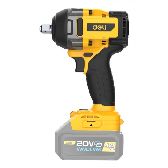 DELI κρουστικό μπουλονόκλειδο μπαταρίας DC234Z, Brushless, 20V, 850N.m, 1/2"
