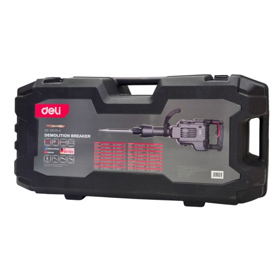 DELI κρουστικό κατεδαφιστικό ρεύματος DE-DG15-2E, 1800W, 65J