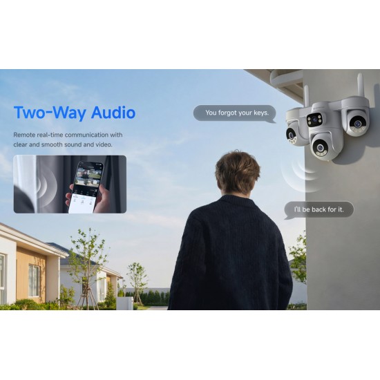 VSTARCAM smart ηλιακή κάμερα AG623FR, four-lens, 3MP, 4G, SD, PTZ, IP66