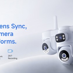 VSTARCAM smart ηλιακή κάμερα AG623FR, four-lens, 3MP, 4G, SD, PTZ, IP66