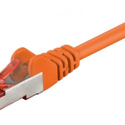 GOOBAY καλώδιο δικτύου 93468, CAT 6 S/FTP, copper, 250MHz, 1m, πορτοκαλί
