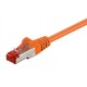 GOOBAY καλώδιο δικτύου 93468, CAT 6 S/FTP, copper, 250MHz, 1m, πορτοκαλί