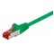 GOOBAY καλώδιο δικτύου 68289, CAT 6 S/FTP, copper, 250MHz, 1m, πράσινο
