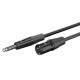 GOOBAY καλώδιο ήχου 6.35mm σε XLR 80052, 3m, μαύρο