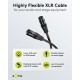 GOOBAY καλώδιο προέκτασης ήχου XLR 80029, 2m, μαύρο