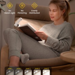 GLOCUSENT LED φακός διαβάσματος GLCSNTA3702, επαναφορτιζόμενος, έως 65lm, λευκός