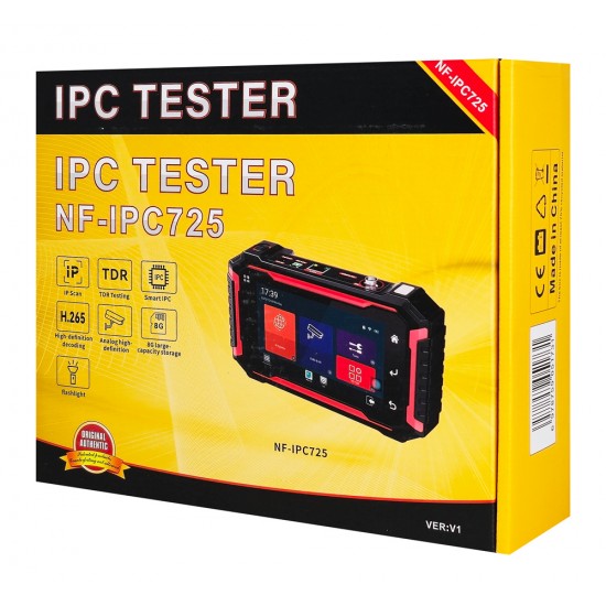 NOYAFA CCTV & IP tester NF-IPC725 με 5.5" IPS οθόνη, 8MP CVI/TVI/AHD camera test, cable tester