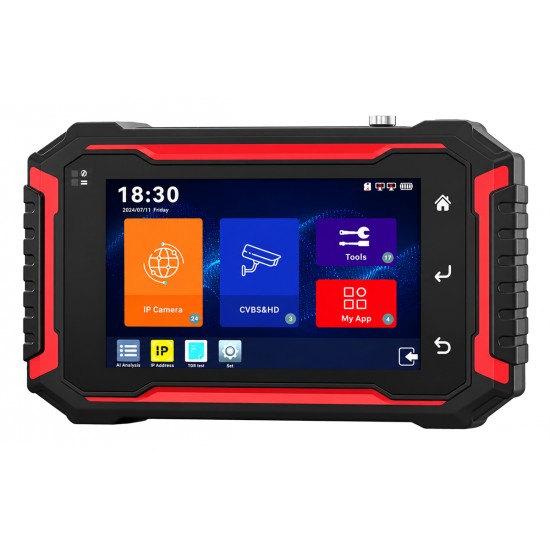 NOYAFA CCTV & IP tester NF-IPC725 με 5.5" IPS οθόνη, 8MP CVI/TVI/AHD camera test, cable tester
