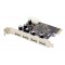 POWERTECH κάρτα επέκτασης PCIe σε 4x USB 2.0 ST622, 480Mbps, ASIX MCS9990