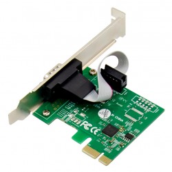 POWERTECH κάρτα επέκτασης PCIe σε serial ST328, 115.2Kbps, ASIX AX99100