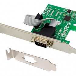 POWERTECH κάρτα επέκτασης PCIe σε serial ST328, 115.2Kbps, ASIX AX99100