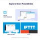 SONOFF smart διακόπτης MINIR4, 2 κανάλια, WiFi, 10A, λευκός