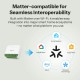 SONOFF smart διακόπτης MINI DUO, 2 κανάλια, WiFi, συμβατός με Matter, 16A, λευκός