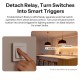 SONOFF smart διακόπτης MINI DUO, 2 κανάλια, WiFi, συμβατός με Matter, 16A, λευκός