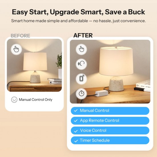 SONOFF smart διακόπτης BASIC Gen5, 1 κανάλι, WiFi, συμβατός με Matter, 10A, λευκός