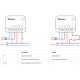 SONOFF smart διακόπτης ZBMINIR2, 1 κανάλι, ZigBee 3.0, 10A, λευκός