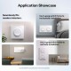SONOFF smart επιτοίχιος διακόπτης Orb-ZBW1L, μονός, ZigBee 3.0, 6A, λευκός