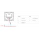 SONOFF smart επιτοίχιος διακόπτης dimmer Orb-DIM, WiFi, Matter, 400W, λευκός