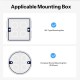 SONOFF smart επιτοίχιος διακόπτης ρολών Orb-RBS, WiFi, Matter, 1A, λευκός