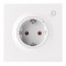 SONOFF smart επιτοίχια πρίζα ρεύματος WS01TPF-E, WiFi, Matter, 16A/4000W, λευκή
