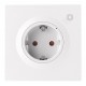 SONOFF smart επιτοίχια πρίζα ρεύματος WS01TPF-E, WiFi, Matter, 16A/4000W, λευκή