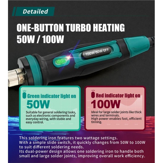 PROSKIT κολλητήρι SI-139NB, 50/100W, 400/500°C
