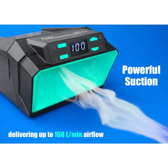 PROSKIT σταθμός απορρόφησης καπνού SS-598F, 24W, 160L/min, με φίλτρο HEPA & άνθρακα