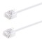 POWERTECH καλώδιο δικτύου CAB-N475, Cat 6A U/UTP, ultra slim, copper, 500MHz, 7.5m, λευκό
