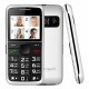 POWERTECH κινητό τηλέφωνο Sentry Eco V2, dual SIM, πλήκτρο SOS, λευκό