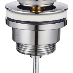 BRUNO βαλβίδα νιπτήρα Pop Up BRN-0312, 1-1/4", ορειχάλκινη, χρωμέ