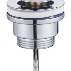 BRUNO βαλβίδα νιπτήρα Pop Up BRN-0313, 1-1/4", ανοξείδωτο ατσάλι, χρωμέ