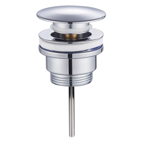 BRUNO βαλβίδα νιπτήρα Pop Up BRN-0313, 1-1/4", ανοξείδωτο ατσάλι, χρωμέ