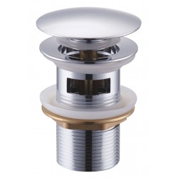 BRUNO βαλβίδα νιπτήρα Pop Up BRN-0314, 1-1/4", ορειχάλκινη, χρωμέ