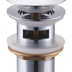BRUNO βαλβίδα νιπτήρα Pop Up BRN-0314, 1-1/4", ορειχάλκινη, χρωμέ