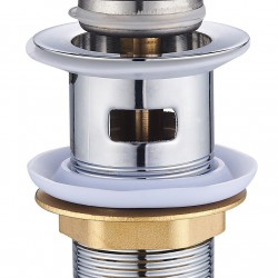 BRUNO βαλβίδα νιπτήρα Pop Up BRN-0315, 1-1/4", ανοξείδωτο ατσάλι, χρωμέ