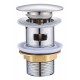 BRUNO βαλβίδα νιπτήρα Pop Up BRN-0315, 1-1/4", ανοξείδωτο ατσάλι, χρωμέ